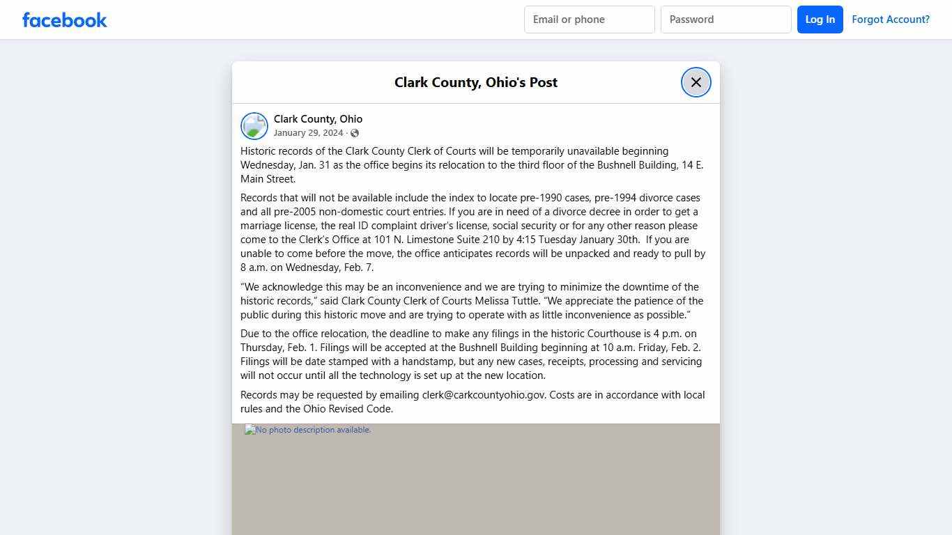 Historic records of the Clark County... - Clark County, Ohio Facebook