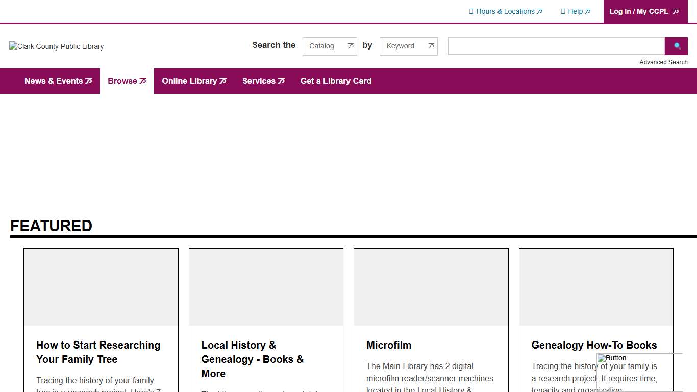 Local History & Genealogy Clark County Public Library